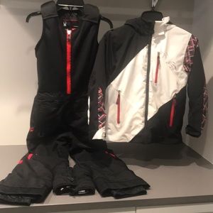 Spyder Boys ski set and mitten